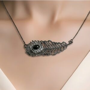 Feather Statement Necklace